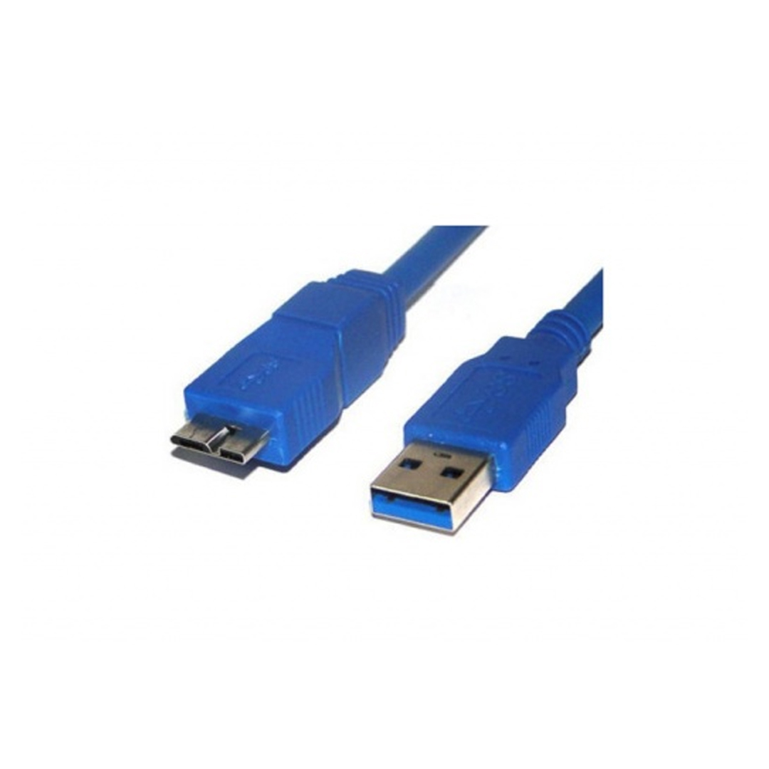 Cable USB 3.0 a Disco Duro Externo B 1.5 metros USB 3.0 a Micro B Azul