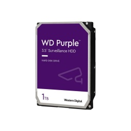 WD Purple WD10PURZ - Disco duro - 1 TB - interno - 3.5 - SATA 6Gbs - 5400 rpm - bfer: 64 MB