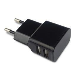 Cargador de Pared 2 Puertos USB 2 Amp