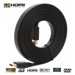 Cable Hdmi Chato 1.4v Full Hd 1080p- 10 Mtrs