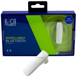 Auricular Manos Libre Mono Bluetooth Rc Bt 003 Roca