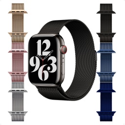 Malla Reloj Apple Watch Metlica Milanese Magntica 42 44 45 Mm