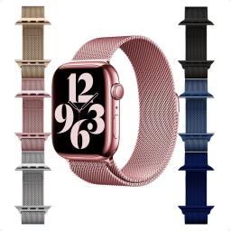 Malla Reloj Apple Watch Metlica Milanese Magntica 42 44 45 Mm