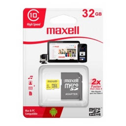 Micro Sd Maxell 32 gb Clase 10 Con Adaptador