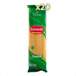 Pasta Spaguetti Bonavita 500 Gramos x20 Unidades