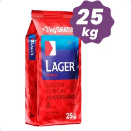 Alimento Lager Premium Lager para perro adulto en bolsa de 25kg
