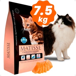 Alimento Comida Para Gato Adulto Castrado Premium Quality Salmon 7.5kg