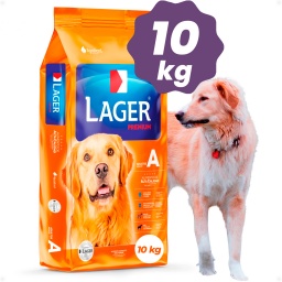 Alimento Lager Premium Para Perro Adulto 10 Kg