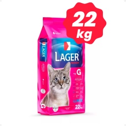 Alimento Lager Premium Para Gato Adulto Sabor Mix 22 Kg