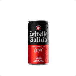 Cerveza Estrella Galicia Lata 269 Ml
