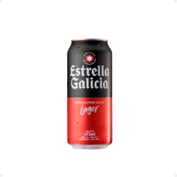 Cerveza Estrella Galicia Lata 473 Ml