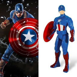 Muñeco De Acción Super Héroe Capitan America