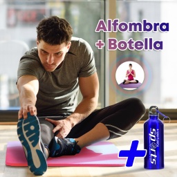 Combo Alfombra Yoga + Botella Sport 500 ML