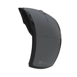 Klip Xtreme - Mouse - 2.4 GHz - Wireless - Gray - Foldable - 1000dpi