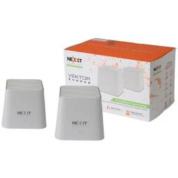 Nexxt Solutions Connectivity - Router - Wireless Mesh  Wireless - 802.11ac - Desktop - 2 nodes