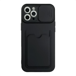 Protector Iphone 13 Pro Con Cubre Cmara Y Porta Tarjetas