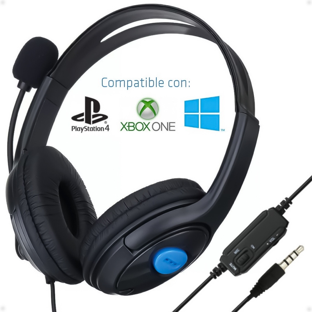 Auriculares Gamer Gamin Pc Ps4 Xbox Con Microfono – Tubelux